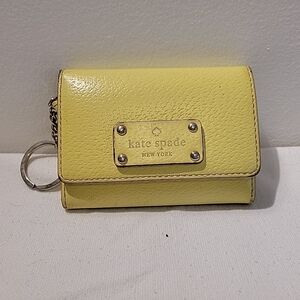Kate Spade Yellow Leather Wallet